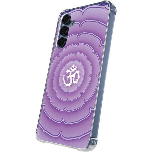 Sanskrit Purple Galaxy A35 5G Clear Case