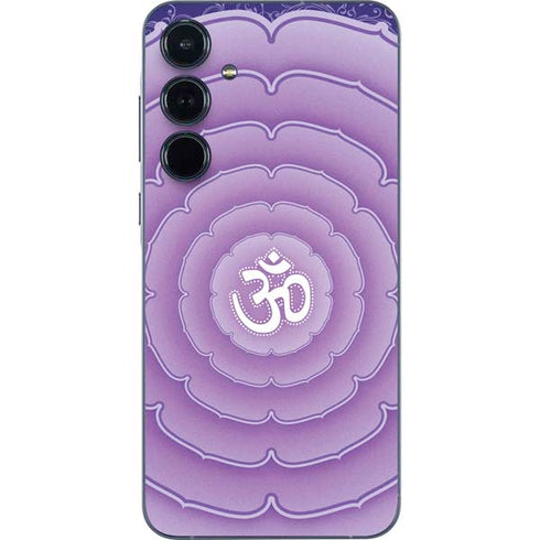 Sanskrit Purple Galaxy A55 5G Skin