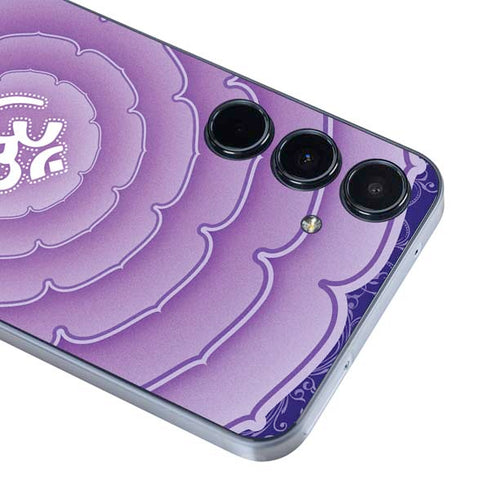Sanskrit Purple Galaxy A55 5G Skin