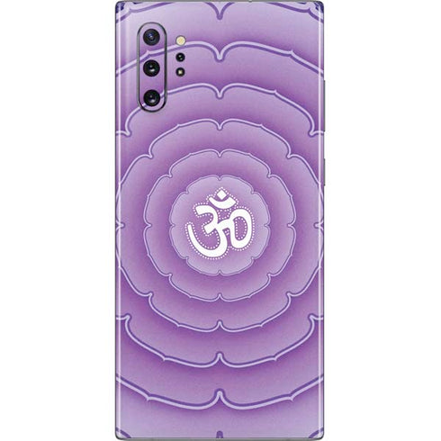 Sanskrit Purple Galaxy Note 10 Plus Skin
