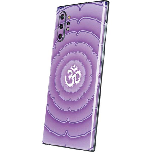 Sanskrit Purple Galaxy Note 10 Plus Skin