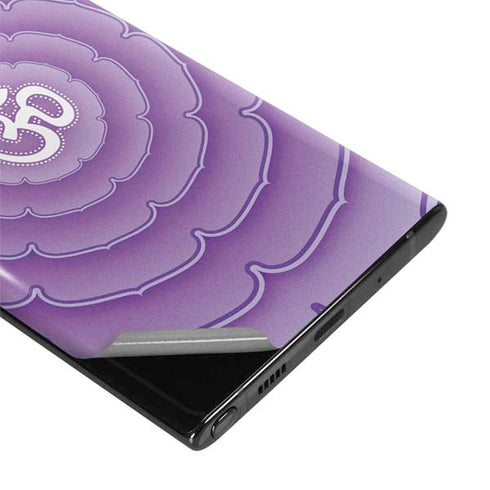Sanskrit Purple Galaxy Note 10 Plus Skin