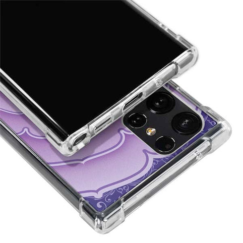 Sanskrit Purple Galaxy S23 Ultra Clear Case