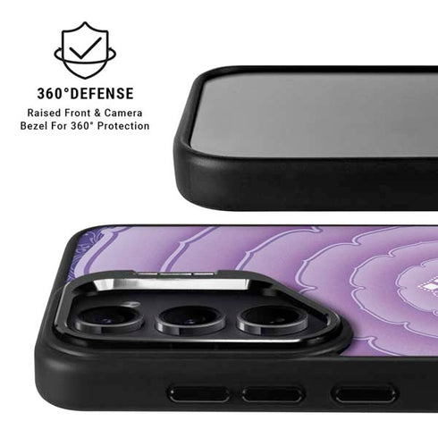 Sanskrit Purple Galaxy S25 Kickstand Case