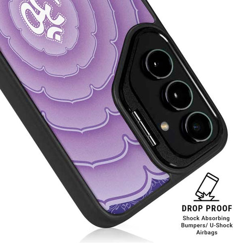 Sanskrit Purple Galaxy S24 Kickstand Case