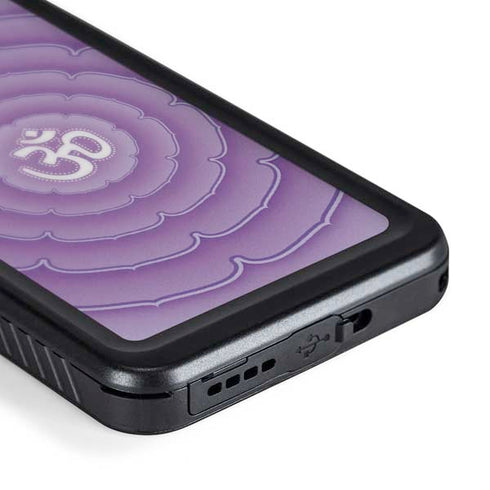 Sanskrit Purple Galaxy S24 Plus Waterproof Case
