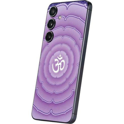 Sanskrit Purple Galaxy S25 Skin