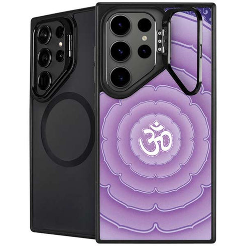 Sanskrit Purple Galaxy S25 Ultra Kickstand Case
