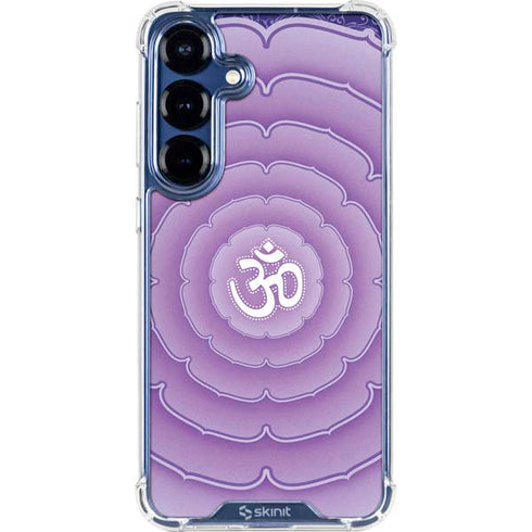 Sanskrit Purple Galaxy S25 Clear Case