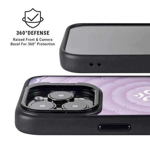 Sanskrit Purple iPhone 15 Pro Max Kickstand Case