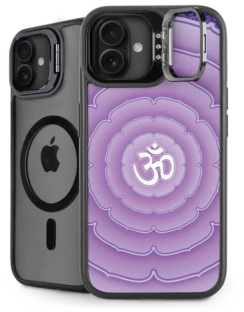 Sanskrit Purple iPhone 16 Kickstand Case