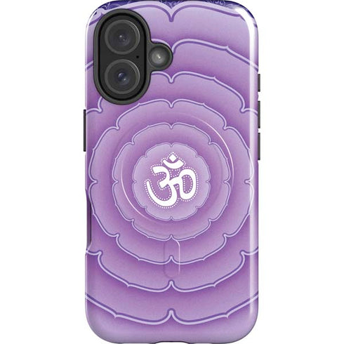 Sanskrit Purple iPhone 16 Magsafe Impact Case