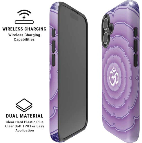 Sanskrit Purple iPhone 16 Magsafe Impact Case