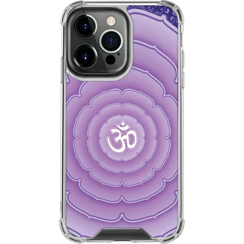 Sanskrit Purple iPhone 16 Pro Clear Case