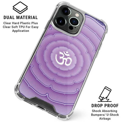 Sanskrit Purple iPhone 16 Pro Clear Case