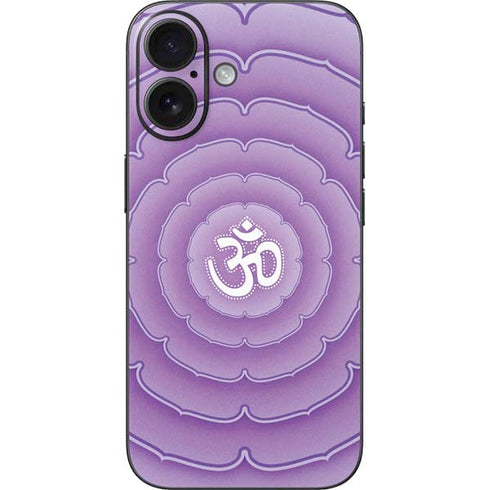 Sanskrit Purple iPhone 16 Skin