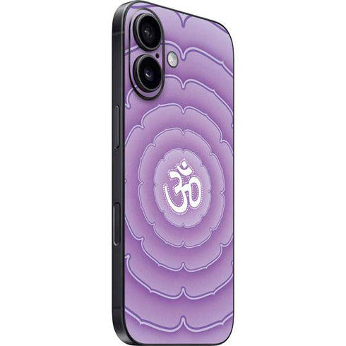 Sanskrit Purple iPhone 16 Skin