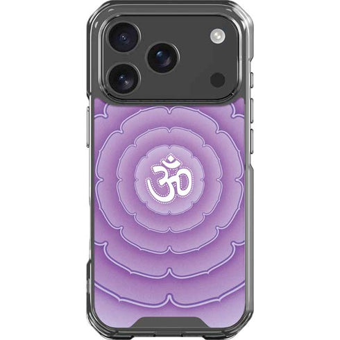 Sanskrit Purple iPhone 18 Pro Clear Case