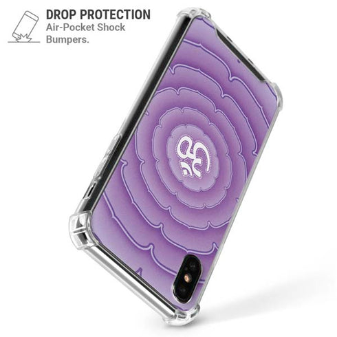 Sanskrit Purple iPhone X/XS Clear Case