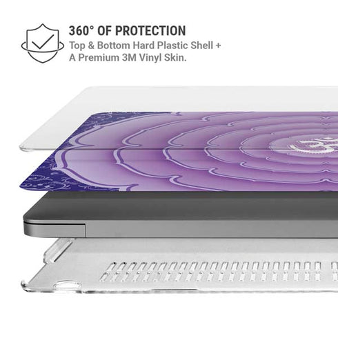 Sanskrit Purple MacBook Pro 14in (2021-24) Case plus Skin