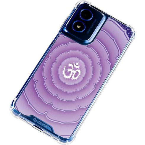Sanskrit Purple Moto G 5G (2024) Clear Case