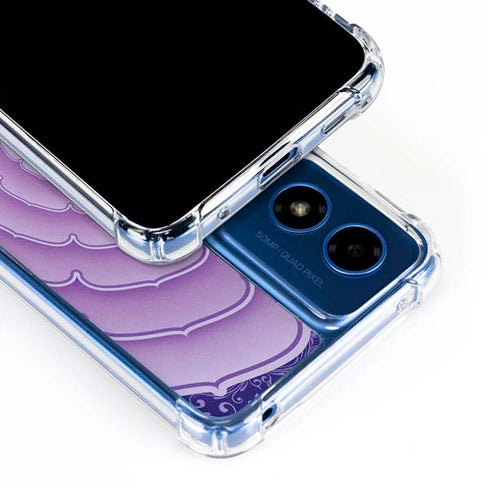 Sanskrit Purple Moto G 5G (2024) Clear Case