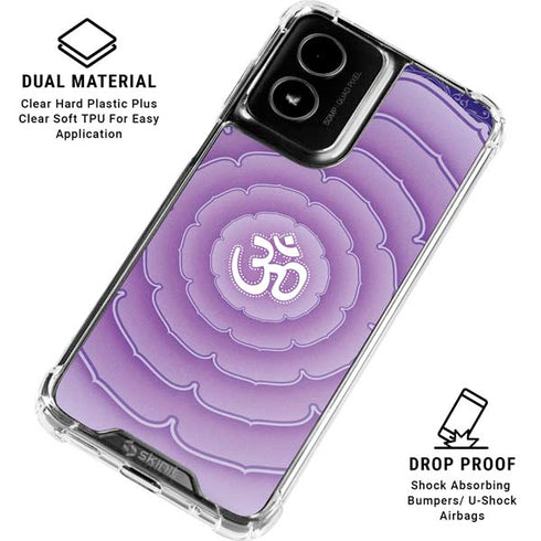 Sanskrit Purple Moto G Power 5G (2024) Clear Case