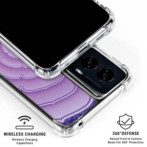 Sanskrit Purple Moto G Power 5G (2024) Clear Case