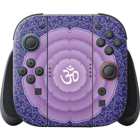 Sanskrit Purple Nintendo Switch 2 (2025) Joy-Con Controller Skin
