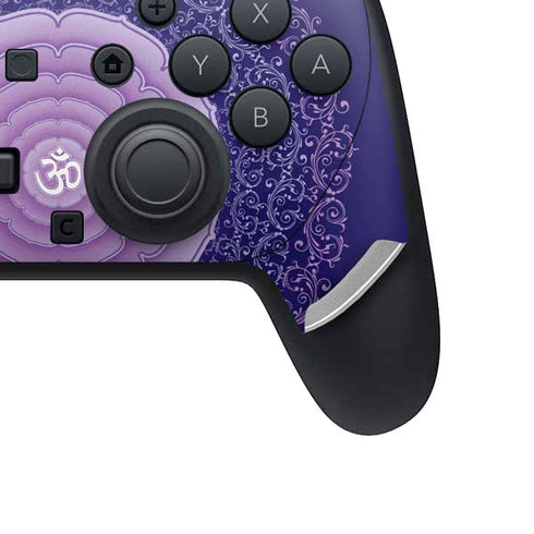 Sanskrit Purple Nintendo Switch 2 (2025) Pro Controller Skin