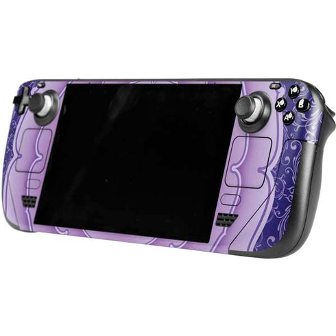 Sanskrit Purple Steam Deck Handheld Gaming Computer Skin