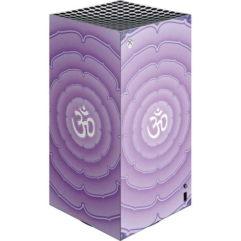 Sanskrit Purple XBox Series X Digital Edition Console Skin