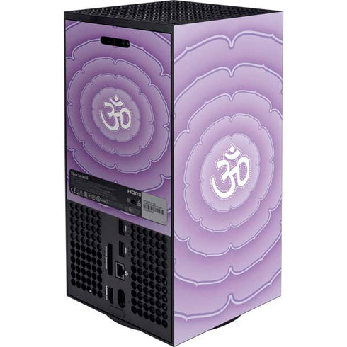 Sanskrit Purple XBox Series X Digital Edition Console Skin