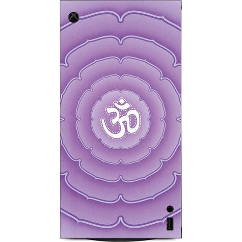 Sanskrit Purple XBox Series X Digital Edition Console Skin