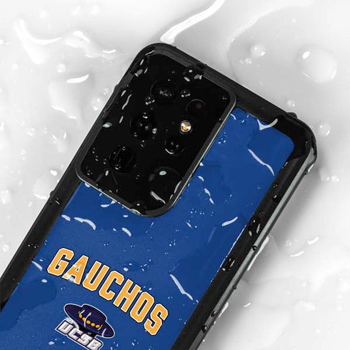 University of California-Santa Barbara Gauchos Galaxy S24 Ultra Waterproof Case