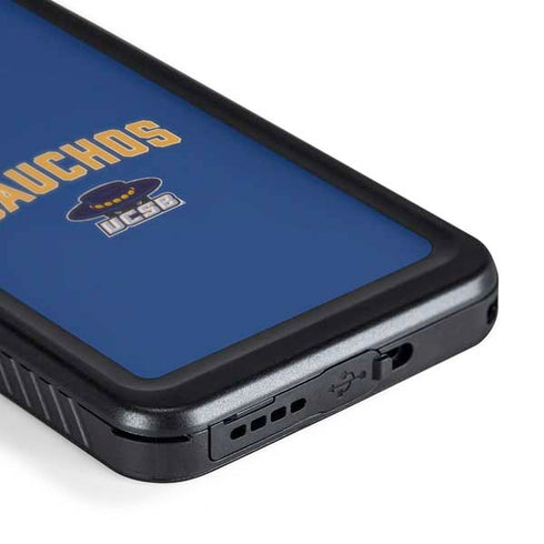 University of California-Santa Barbara Gauchos Galaxy S24 Waterproof Case