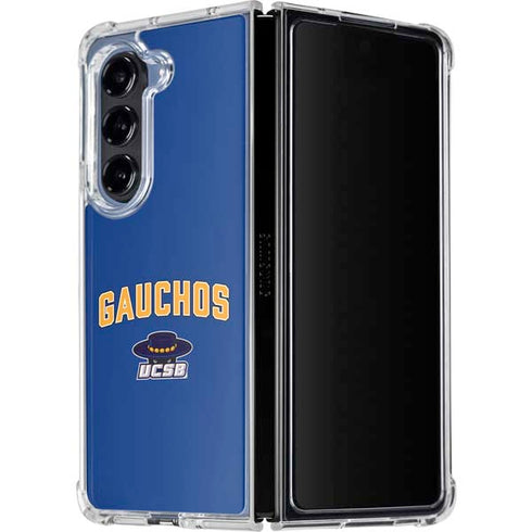 University of California-Santa Barbara Gauchos Galaxy Z Fold5 5G Clear Case