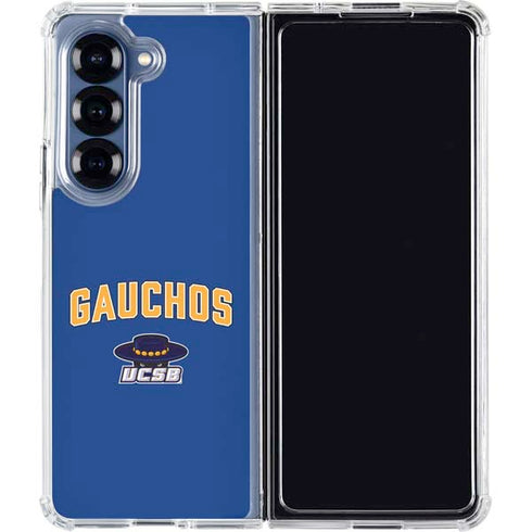University of California-Santa Barbara Gauchos Galaxy Z Fold6 Clear Case