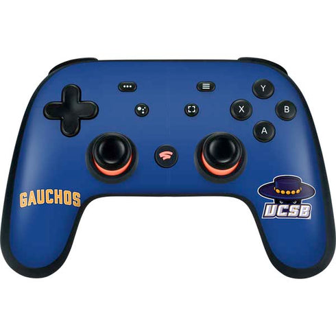 University of California-Santa Barbara Gauchos Google Stadia Controller Skin