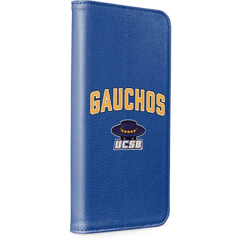 University of California-Santa Barbara Gauchos iPhone 15 Pro Max Folio Case