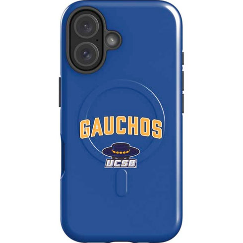 University of California-Santa Barbara Gauchos iPhone 16 Magsafe Impact Case