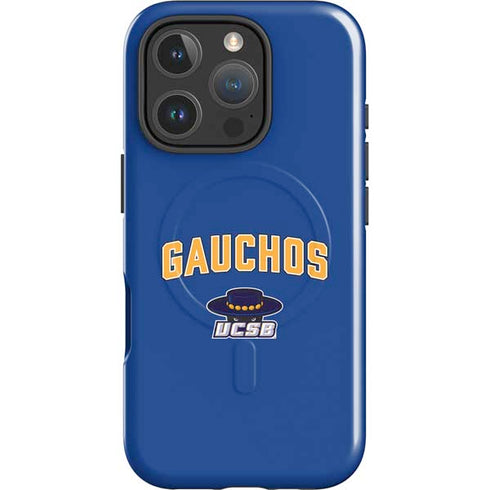 University of California-Santa Barbara Gauchos iPhone 16 Pro Max Magsafe Impact Case