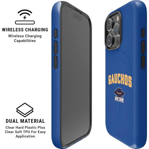 University of California-Santa Barbara Gauchos iPhone 16 Pro Max Magsafe Impact Case