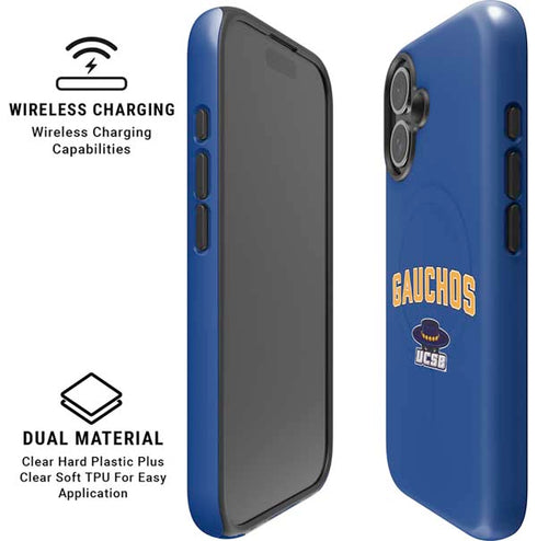 University of California-Santa Barbara Gauchos iPhone 17 Magsafe Impact Case