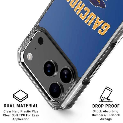 University of California-Santa Barbara Gauchos iPhone 17 Pro Clear Case