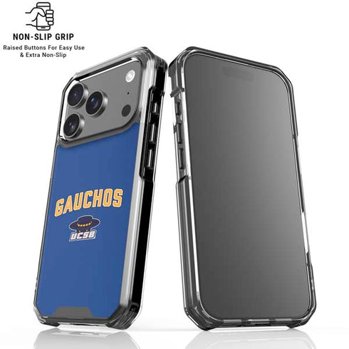 University of California-Santa Barbara Gauchos iPhone 17 Pro Clear Case
