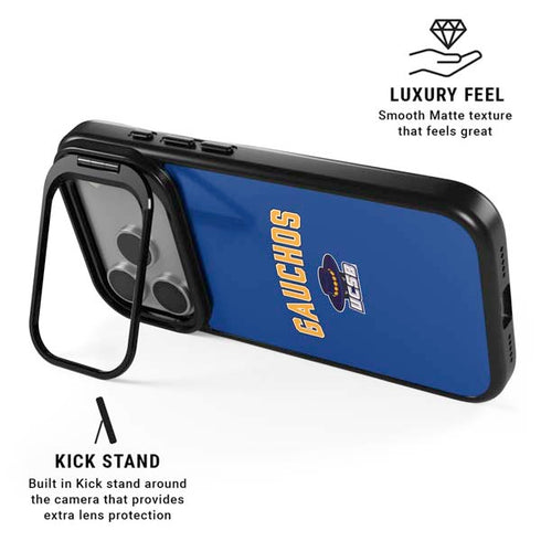 University of California-Santa Barbara Gauchos iPhone 17 Pro Kickstand Case