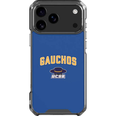 University of California-Santa Barbara Gauchos iPhone 17 Pro Max Clear Case