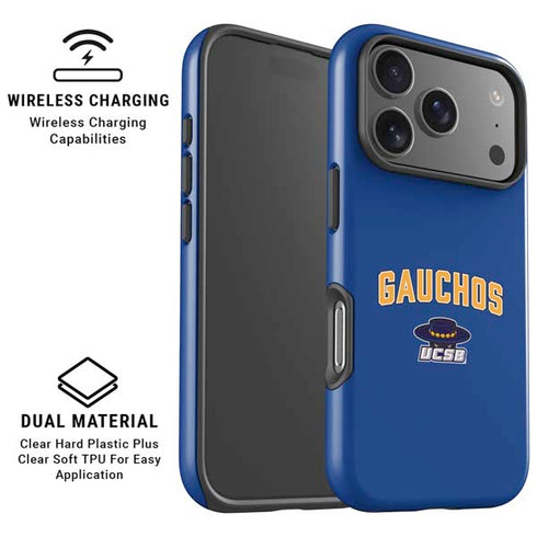 University of California-Santa Barbara Gauchos iPhone 17 Pro Max Magsafe Impact Case