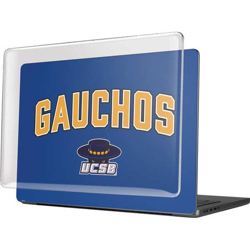 University of California-Santa Barbara Gauchos MacBook Pro 14in (2021-24) Case plus Skin